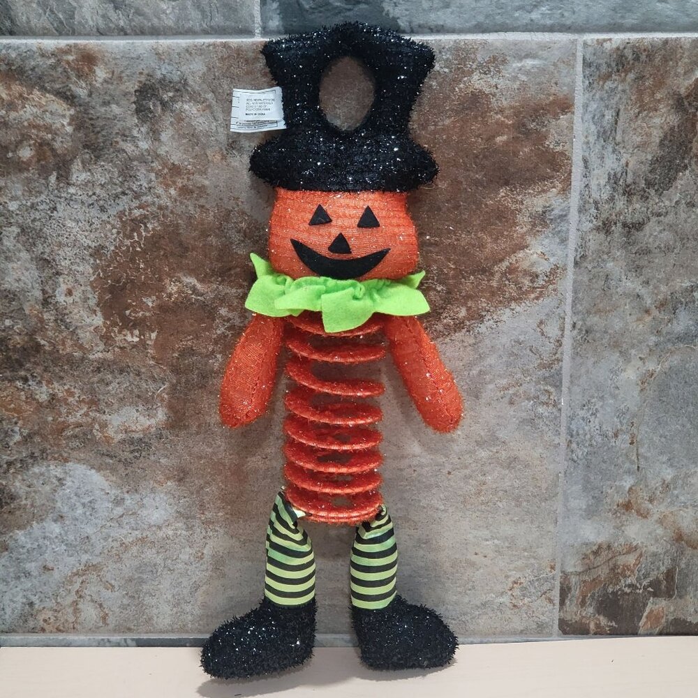 Jack-O-Lantern Door Hanger Halloween Decor
